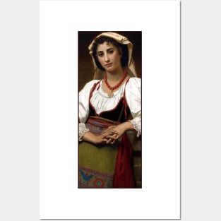 The Neapolitan Girl by Hugues Merle Posters and Art